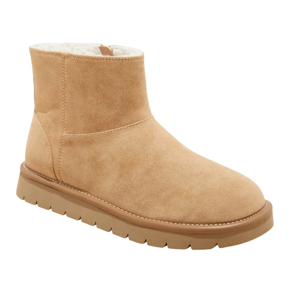 Women’s May Faux Suede Booties Tan